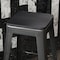 Flash Furniture 4PK Black Poly Resin Seats for Stools & Chairs, 4PK 4-JJ-SEA-PL02-BK-GG - alternate 1